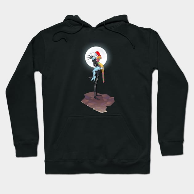 jack and sally Hoodie by Mikeywear Apparel